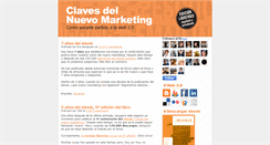 Desktop Screenshot of clavesdelnuevomarketing.com